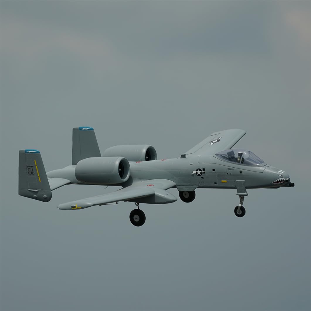 XFLY-MODEL A-10 Thunderbolt II Twin 50mm EDF Jet PNP & ARF (Transmitter, Receiver or Battery not Included)… (PNP)