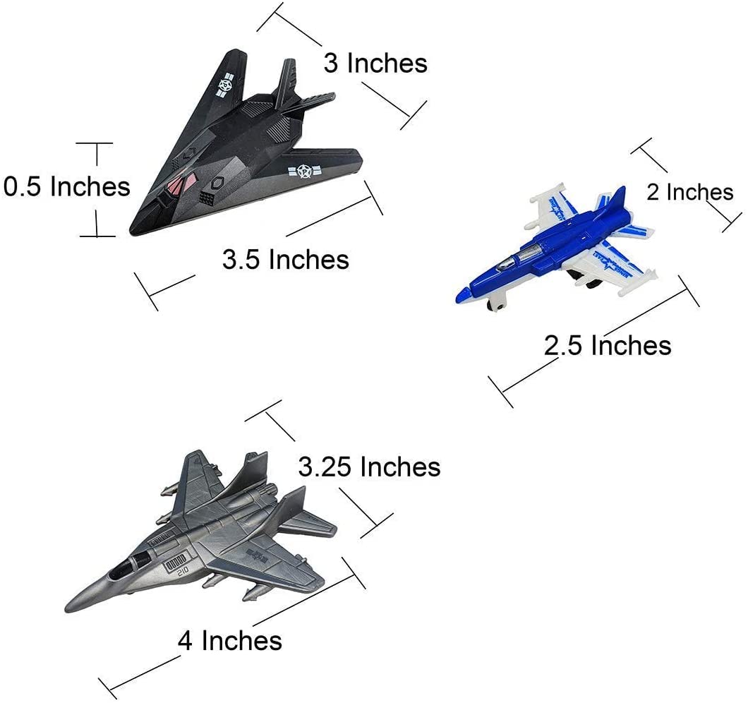 Aircraft Carrier Toy Army Men with Cargo Plane Warplanes Fighter Jets Military Vehicles