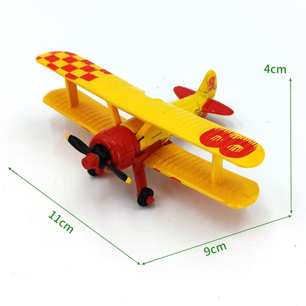 6 Pack Movie Planes Metal Diecast Airplane Toy Set (6 Pack Planes Set A)