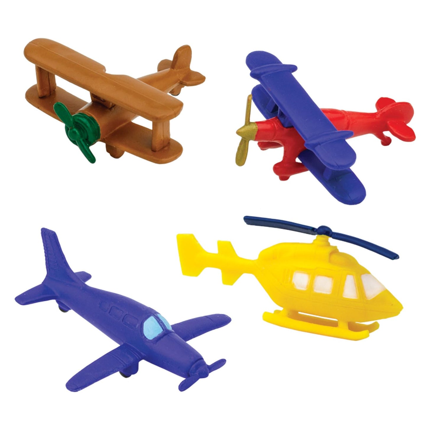 Safari Ltd. in The Sky TOOB - 12 Figurines: Jets, Parachute, Blimp, Planes, Helicopter, and More - Educational Toy Set for Boys, Girls, and Kids 3+