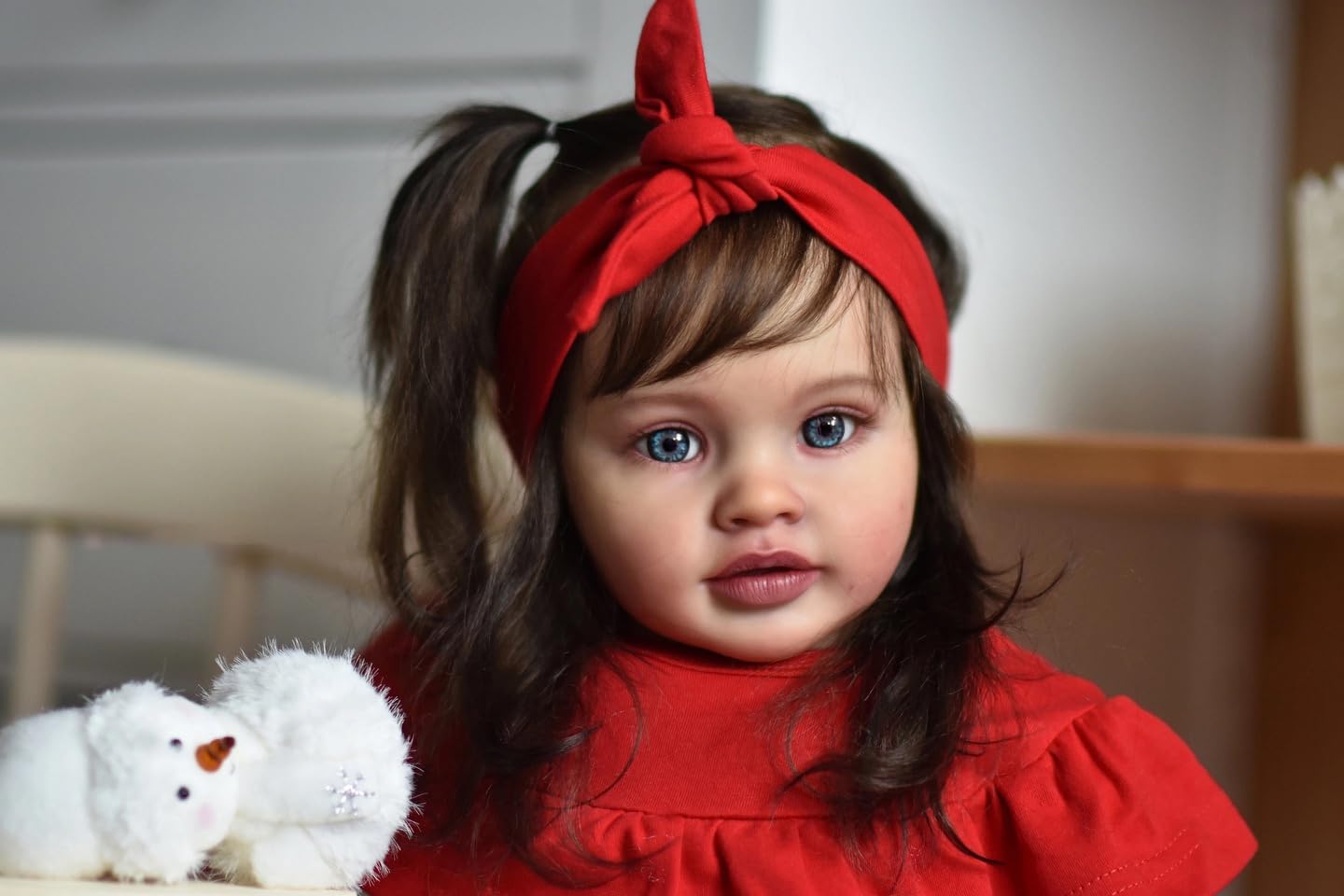 Anano Lifelike Reborn Baby Dolls Pippa 26 inch Big Girl that Look Real Soft Cloth Body Realistic Newborn Doll Bed Time Playmates for Kids Age 3+