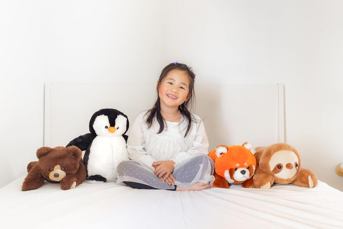 Lunapuer Snugglekid Red Panda Sensory Weighted Vibrating Pillow, Pressure Activated for Kids Adults, Weighted Plush Pillow – Soft Weighted Stuffed Animal, 11x20, Cuddly Plush Toy