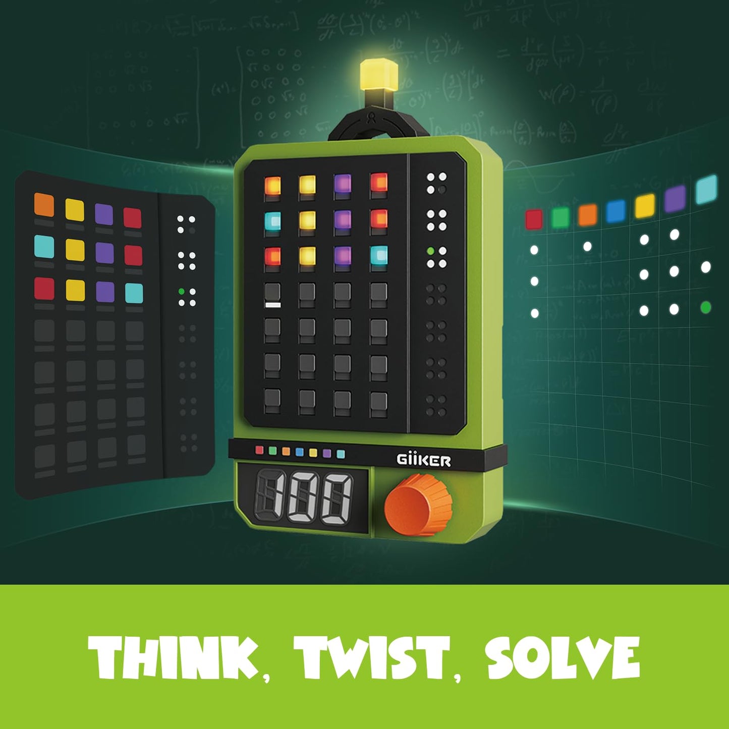 GiiKER Super Decoder, 600-Level Code-Breaking Puzzle Game for 1-2 Players, Handheld Games for Kids and Adults, Birthday Gift for Boys and Girls, Travel Games for Road Trip