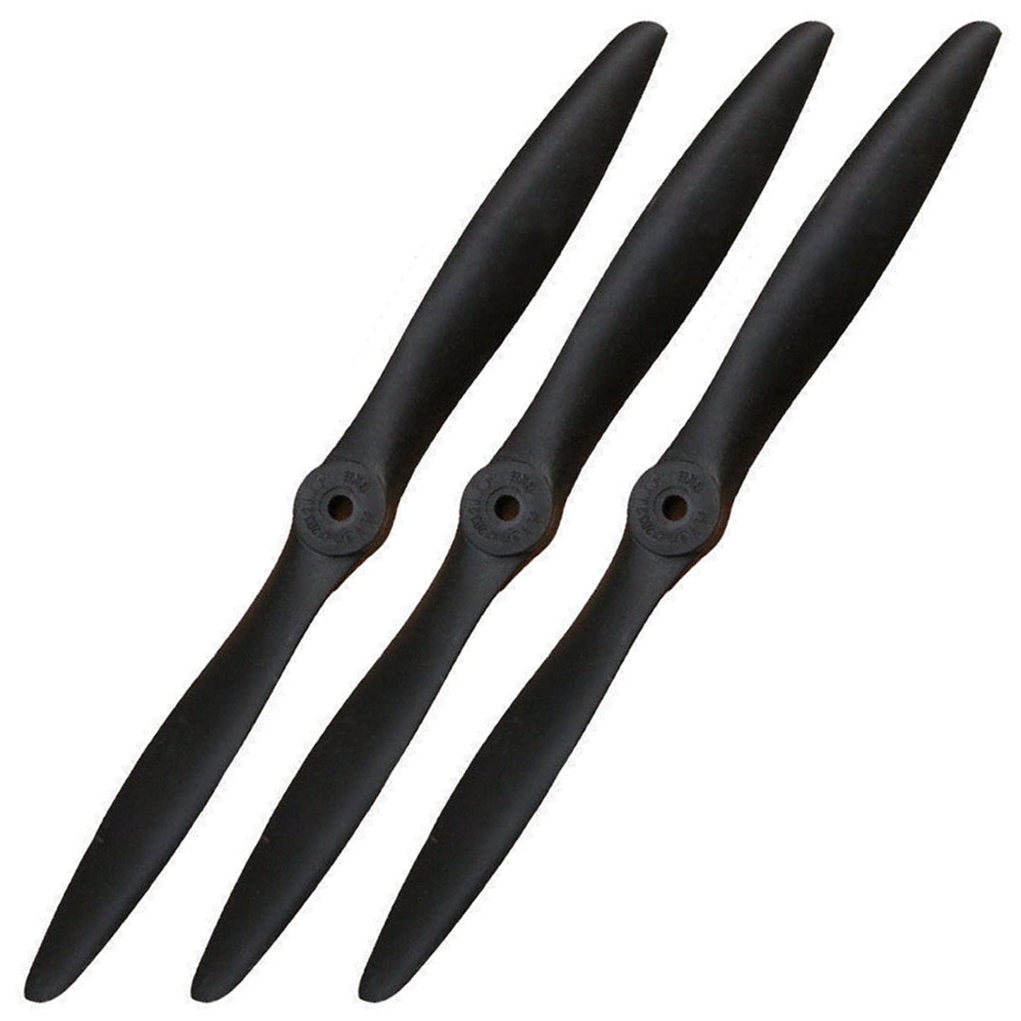 XOAR PJG 8x8 RC Airplane Propeller 8 Inch 2 Blade Nylon Prop for Fixed-Wing RC Planes (Pack of 3)