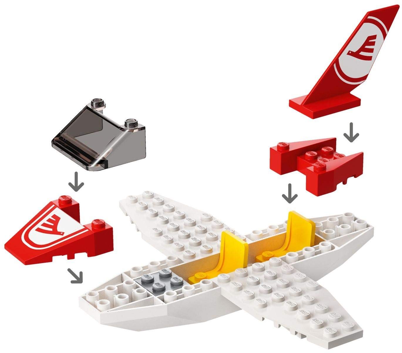 LEGO Juniors City Central Airport 10764 Building Kit (376 Pieces)