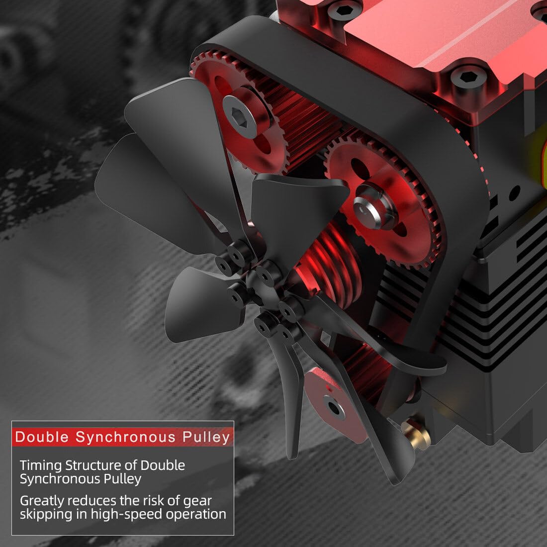 OBIOCKIDAY Mini Engine Kit That Runs, OTTO Motor FS-L200AC Engine Model Kit Inline Double-Cylinder Four-Stroke Air-Cooled Metal DIY Assembly L2 Engine Set, Decor Gift for Adults