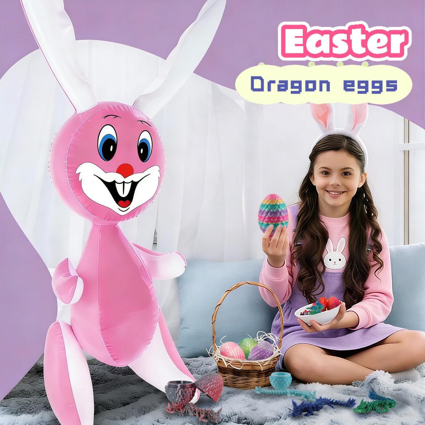 12pcs 3D Printed Dragon Eggs with Dragons Inside – Collectible 3D Dragon Toys for Kids, Easter Gifts, Party Favors & Home Decor