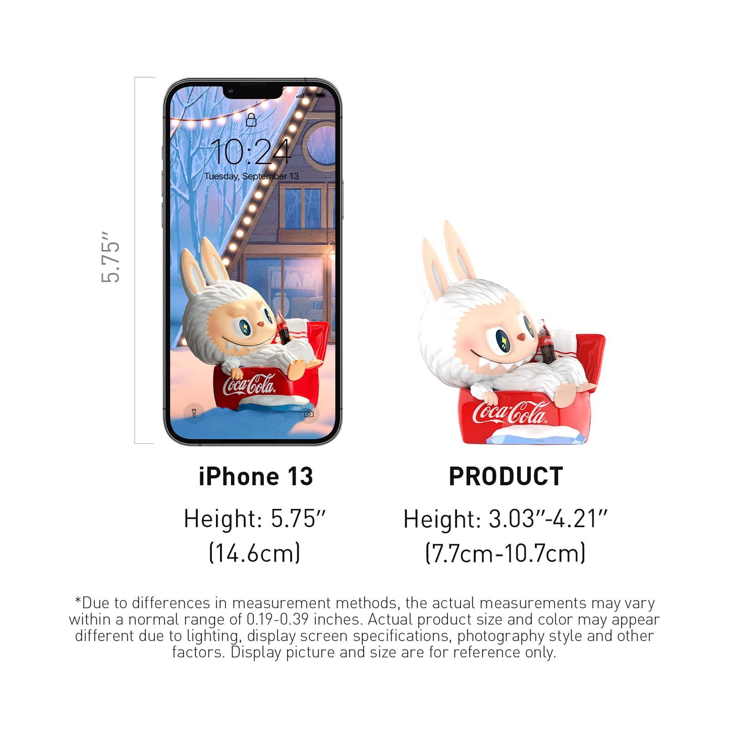 POP MART The Monsters Coca-Cola Series, 10PCs Blind Box Figures, Random Design Action Figures Collectible Toys Home Decorations, Holiday Birthday Gifts, Whole Set