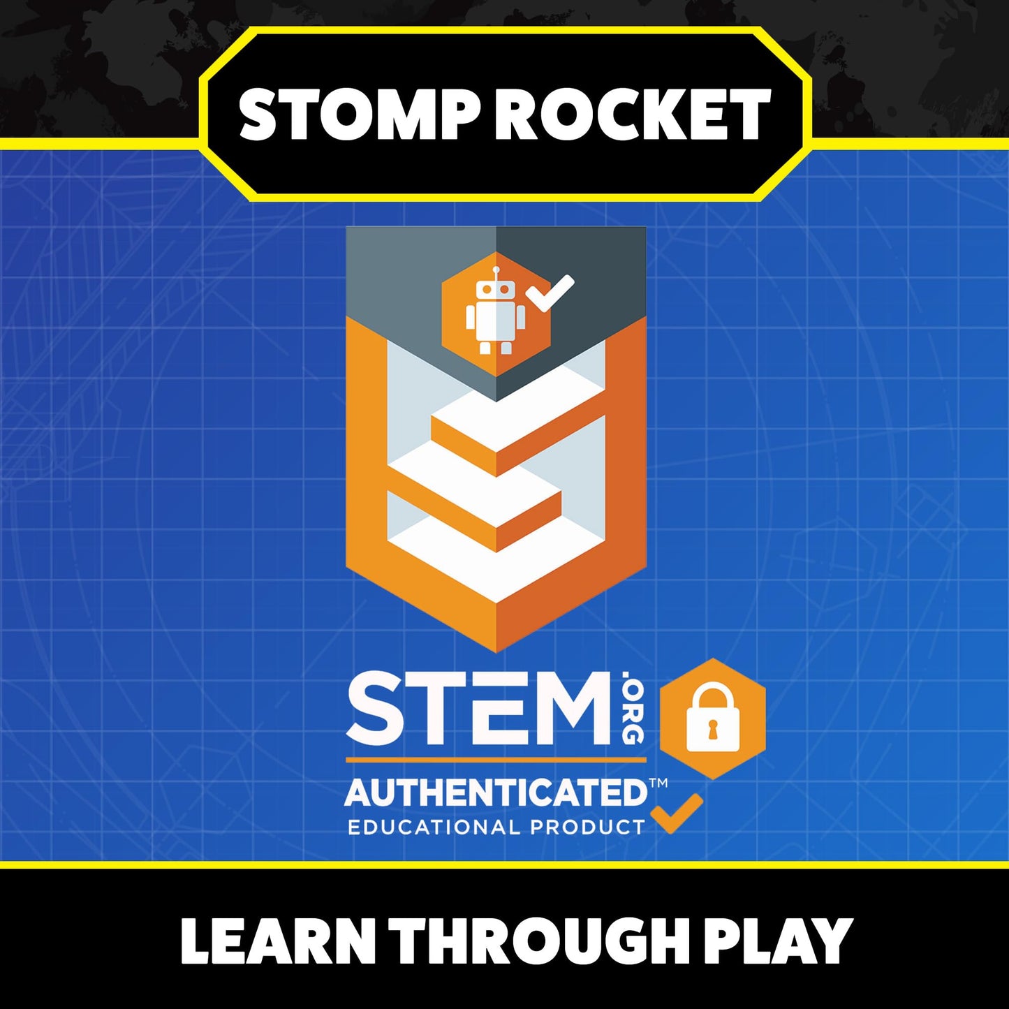 Stomp Rocket Jr Glow Rocket Refills, 6 Rockets - Replacement Glow in The Dark Rockets for Soft Foam Rocket Launcher for Kids - Fun Backyard & Outdoor Kids Toys Gifts for Boys & Girls