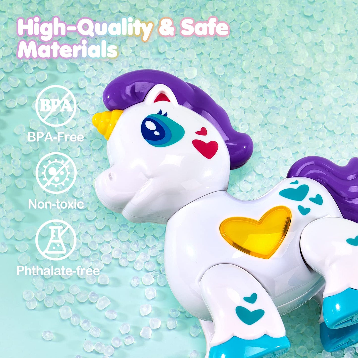 hahaland Unicorn Toys for 18-24 Month Old Girl, Light Up Musical Toddler Toys 1-2 Years, First Birthday Gifts for 1+ Year Old Baby Girl
