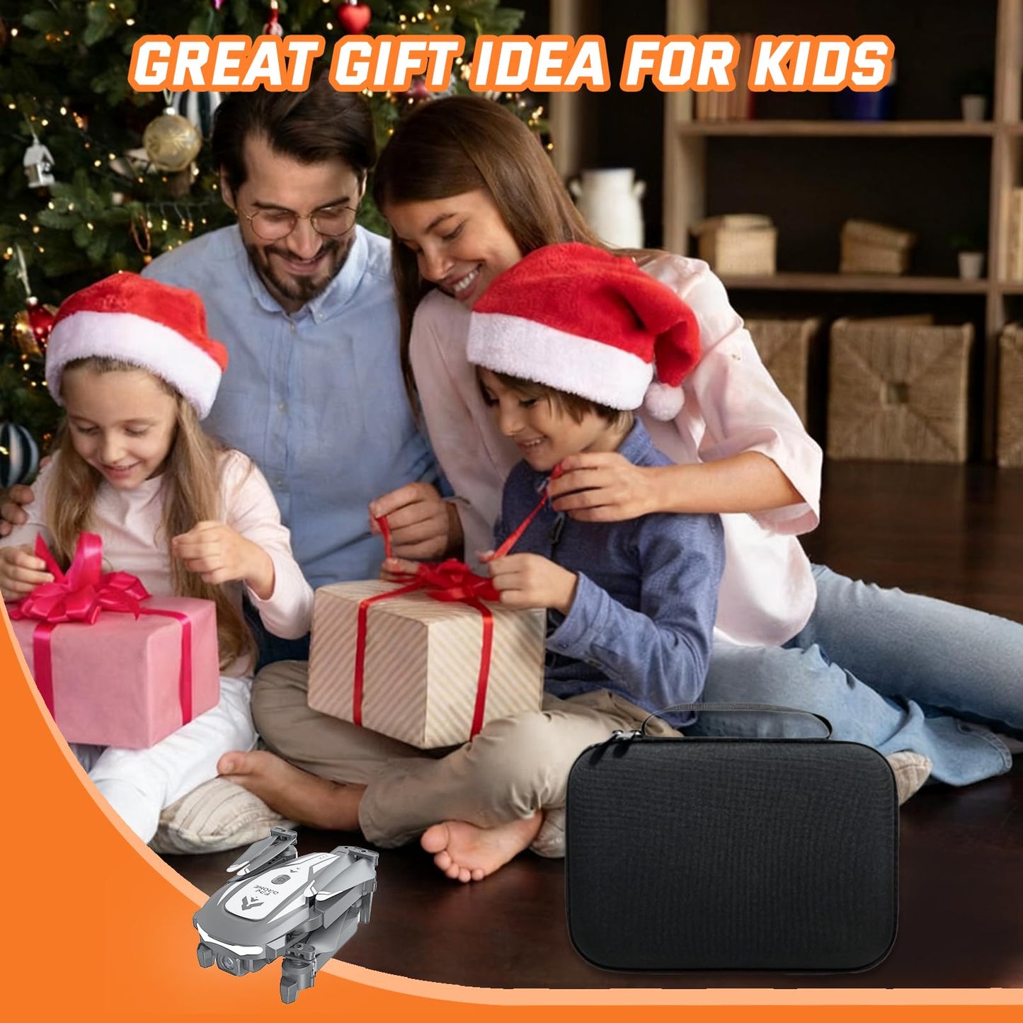 Drone with Camera for Kids Adults, Mini Foldable FPV Drones Remote Control Helicopter, RC Quadcopter with 1080P Live Video Camera, Gestures Selfie, One Key Start,2 Batteries, Toys/Gifts for Boys Girls