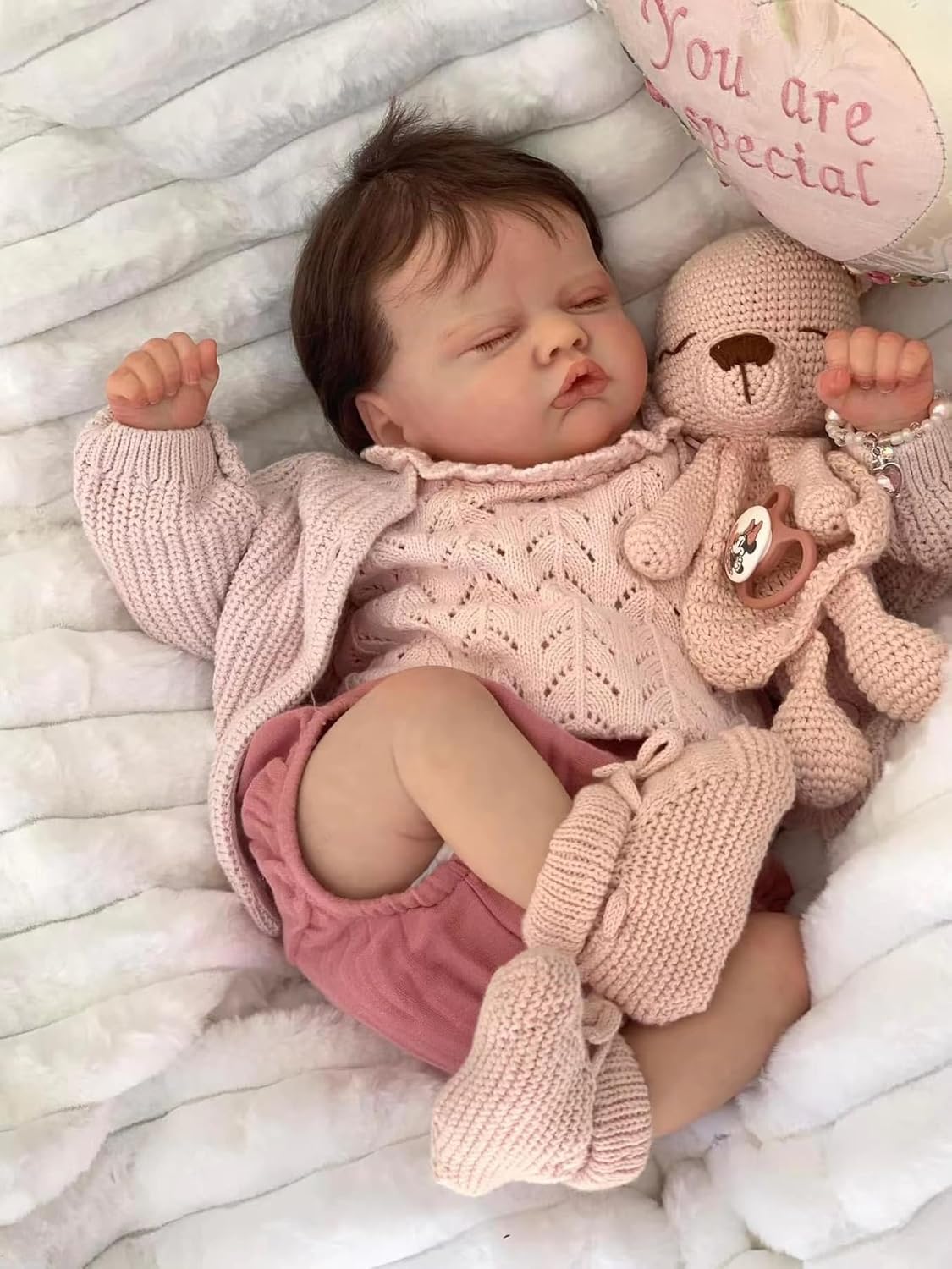 kgniess me Lifelike Reborn Baby Dolls - 20 Inch Sleeping Real Life Baby Dolls Realistic Newborn Baby Dolls Reborn Doll Reborn Babies