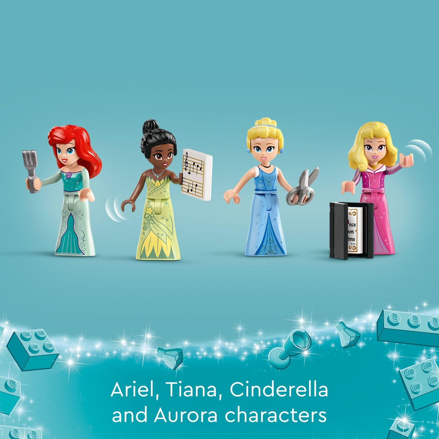 LEGO Disney Princess Market Adventure Building Toy Set - Pretend Play Disney Toy Figures & Playsets for Girls & Boys, Ages 6+ - Gifts for Kids, Birthdays, Events - 43246