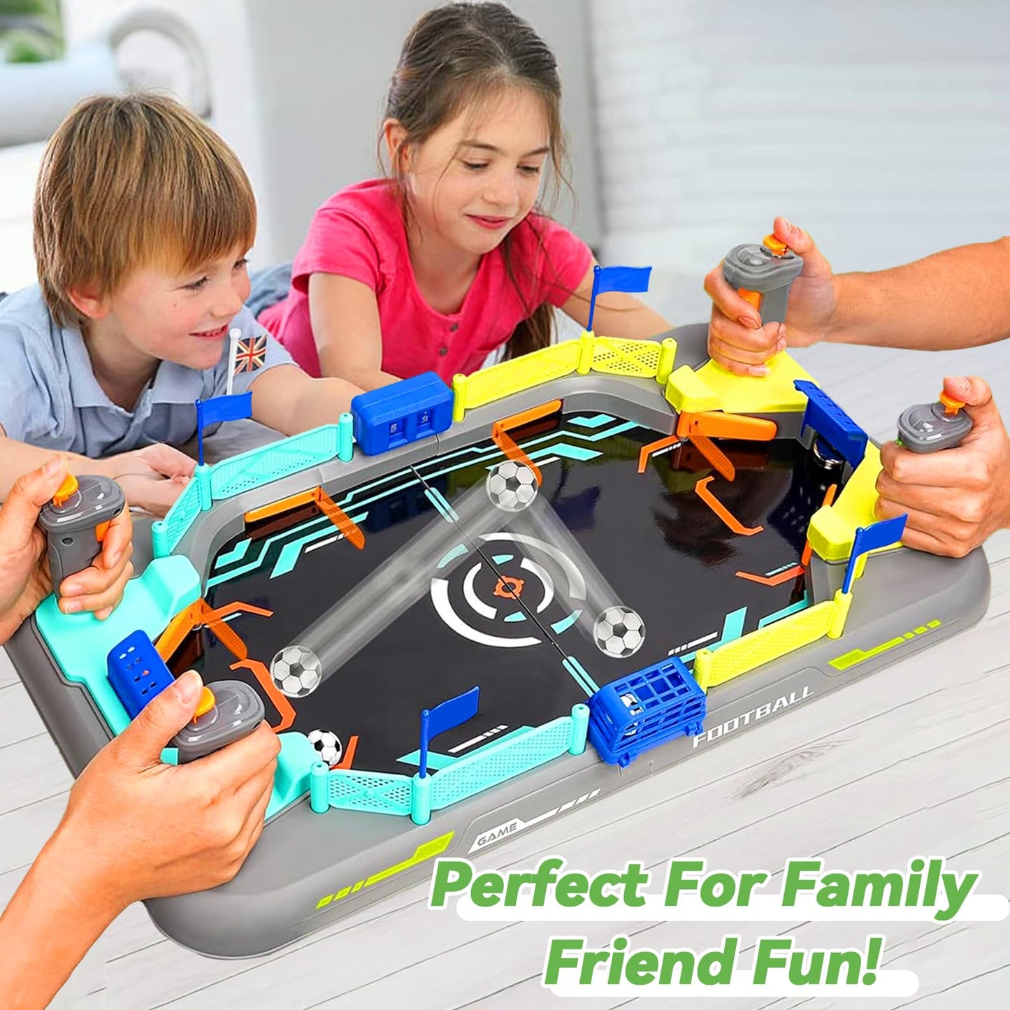 Mini Soccer Board Game for Kids: Interactive Soccer Gifts for 3 4 5 6 7 8-12 Year Old Boys Girls - Table Foosball Game Toy for Indoor Home Party Family - Perfect Christmas Birthday Gift for Kids 4-10