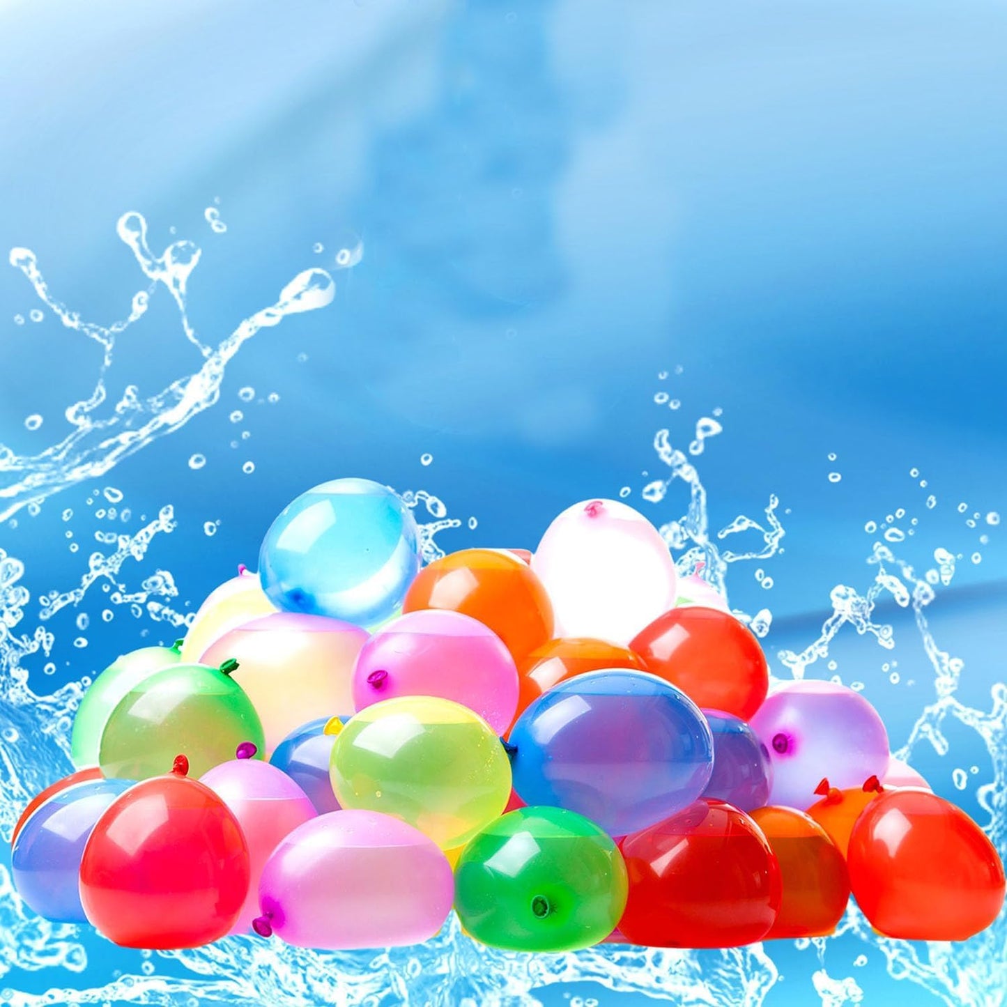 Water Balloons Quick Fill 1000 – Self-Sealing, Fills 100 in 60 Sec, Inflates to 3 Inches, No Pump Needed, for Summer Outdoor Party & Kids Water Fight, Bulk Latex Balloons (1000PCS) (1000pcs)