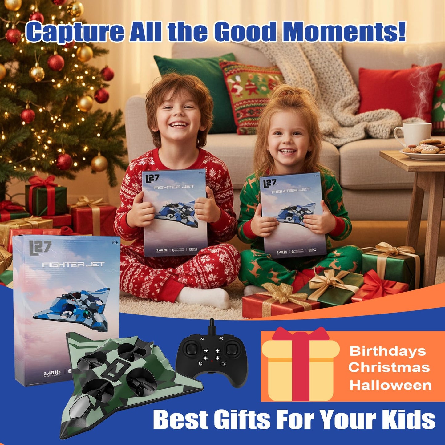 ZzzMgzzZ Foam Remote Control Airplane for Kids & Adults | Durable and Easy to Fly with Stable Flight, Perfect and Birthday Parties, Flying Foam Air Plane Toy Great for Beginner