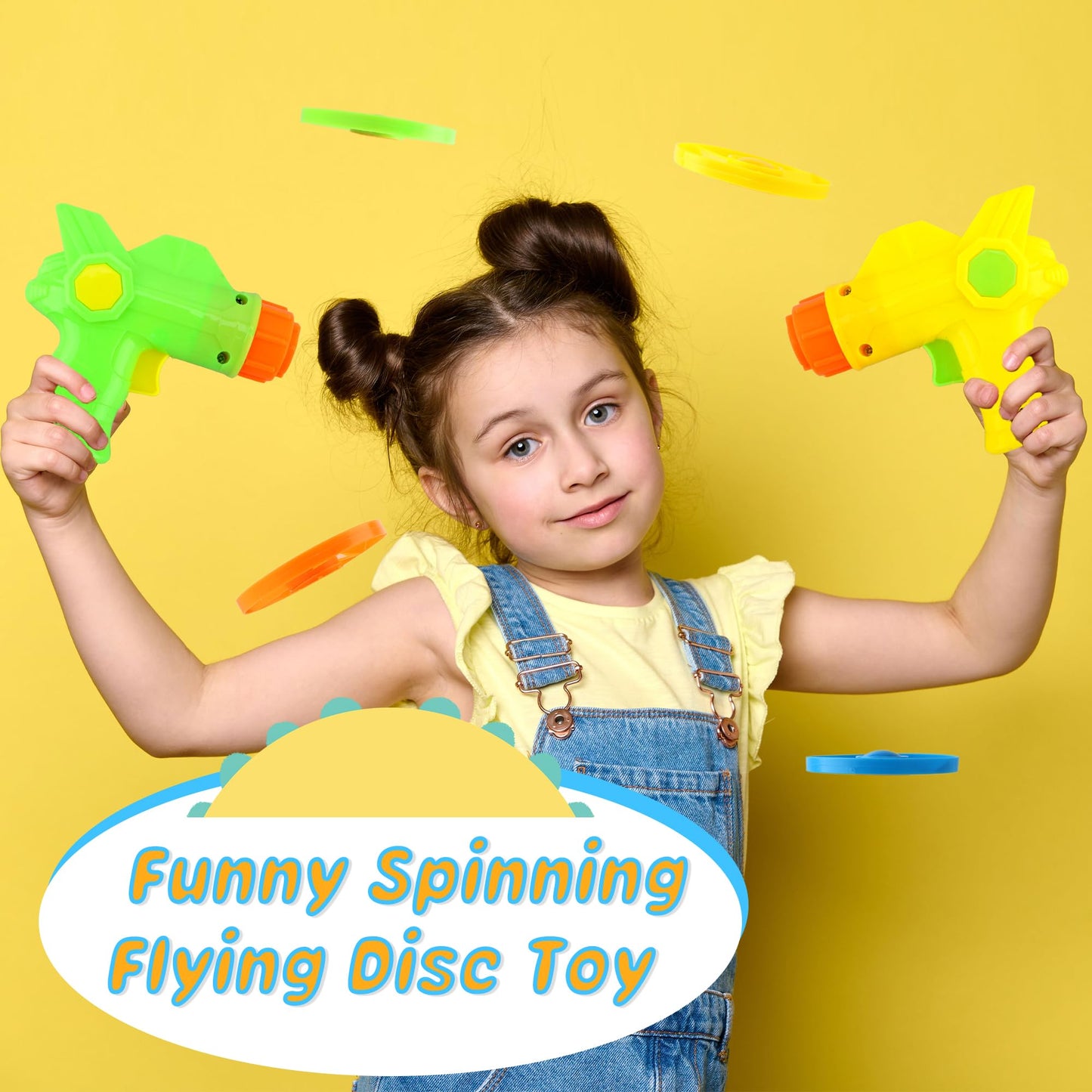 Cagemoga 70 Pack Flying Launcher Toy Novel Flying Launcher Toy with 14 Pcs Launchers and 56 Pcs Flying Toy for Kids Outdoor and Indoor Games Birthday Party Favors