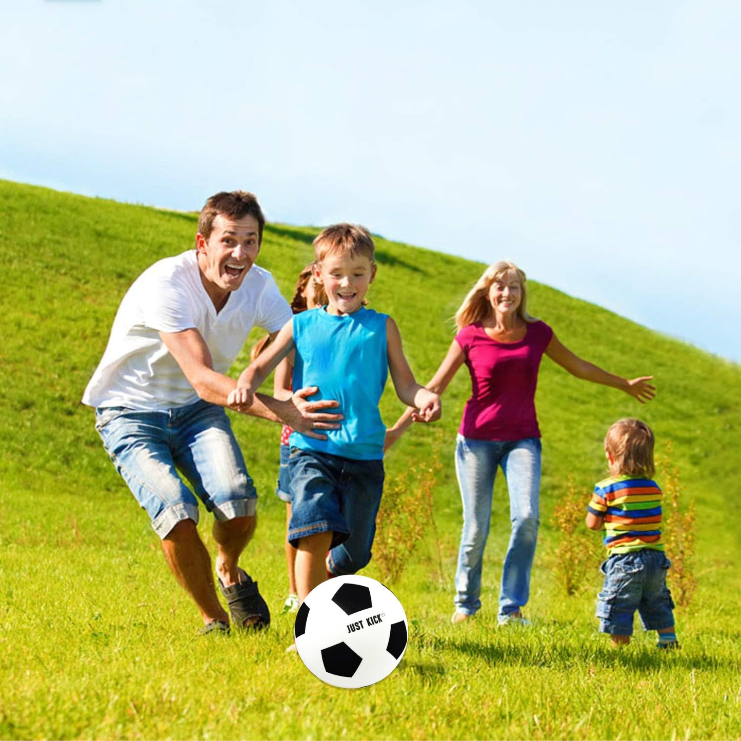 SRG Silent Foam Soccer Ball Size 5 – Indoor Soft Soccer Training Ball, Quiet Lightweight Foam Ball for Dribbling & Footwork Practice, Noise-Free House Ball Gift in Premium Box