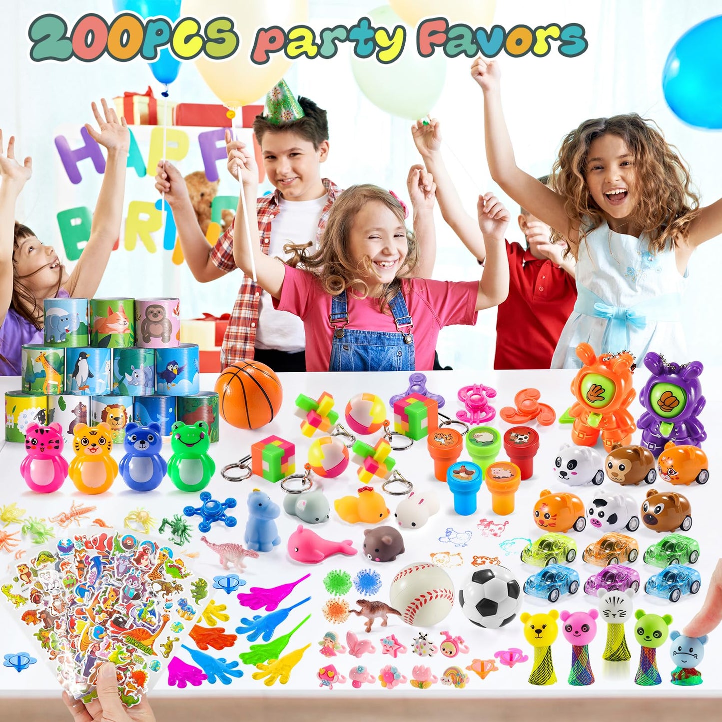 Yutin Party Favors for Kids 8-12, Easter Egg Fillers, Treasure Chest Box Prize Toys for Classroom Students, Goodie Bags Stuffers Pinata Fillers, Carnival Small Bulk Toys for Boys Girls Gift Bag 4-8