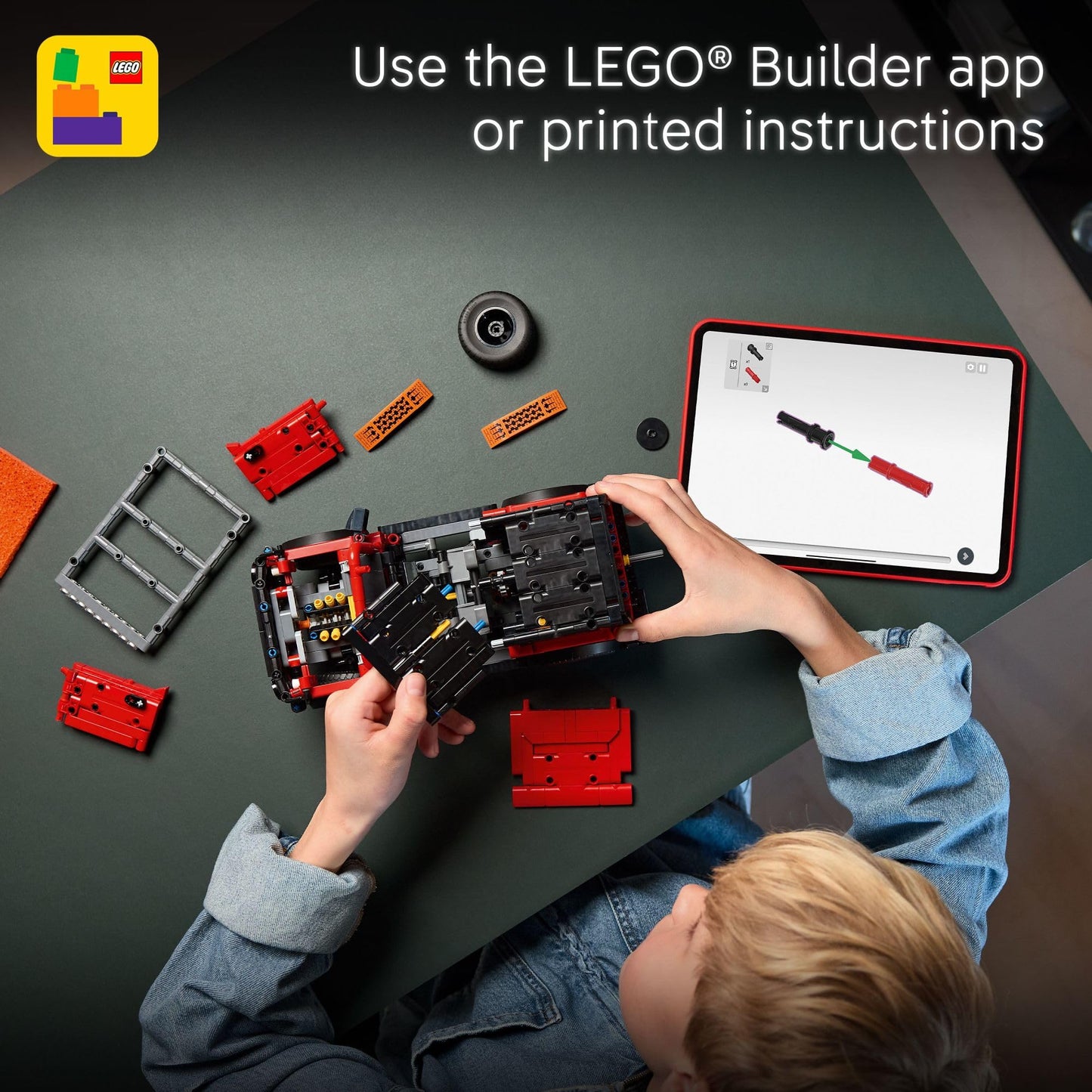 LEGO Technic Car Building Toy for Boys and Girls, Ages 10+, Model Kit, Birthday Gift, Authentic Trim & Details, 42213