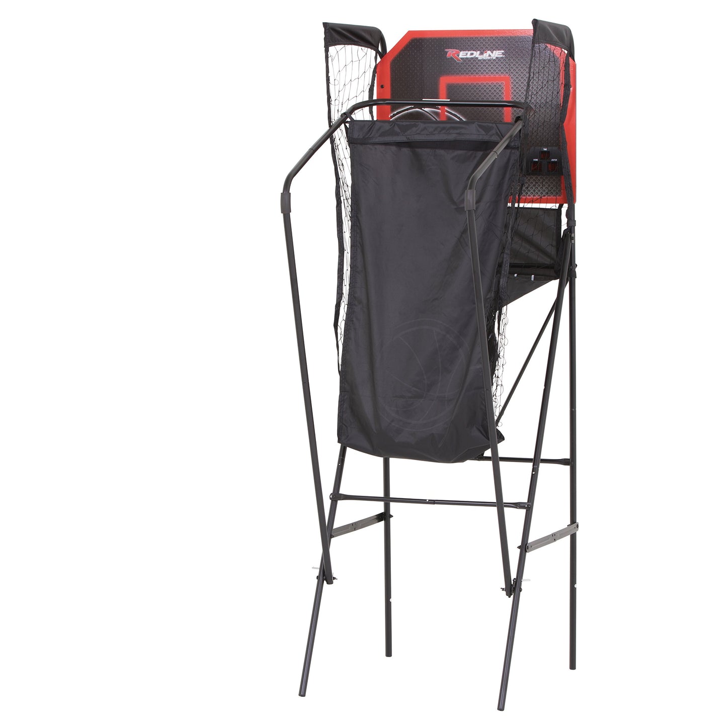 Redline Alley-Oop Single Basketball Shootout with Quick Connect Easy-to-Assemble Frame and Compact Fold-up Design for Easy Storage 26 pounds
