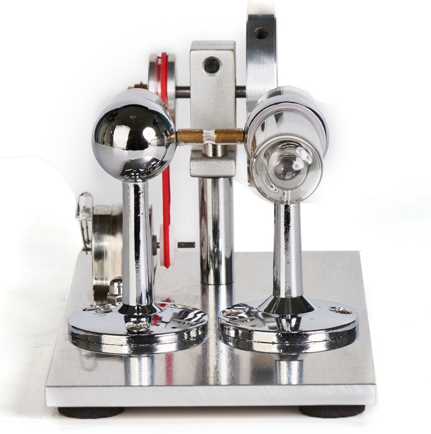 Sunnytech Hot Air Stirling Engine Motor Model Educational Toy Electricity Generator Colorful LED (SC001)