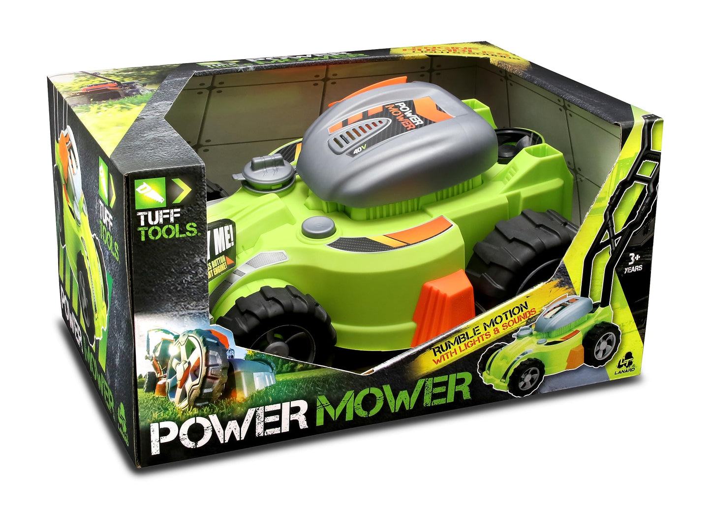 Lanard 53006 Lanard Tuff Tools Light & Sound Power Mower Toy
