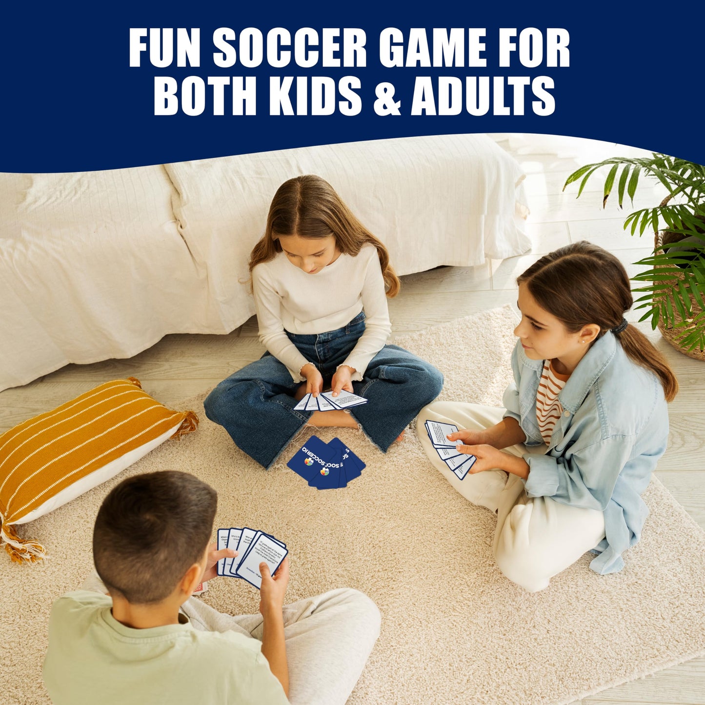 SOCCER IQ Soccer Trivia Card Game Champions League Version – 150 Soccer Trivia Questions, Best Soccer Gifts for Boys | Soccer Games for Kids and Adults | Champions League Soccer Cards | Soccer Gift