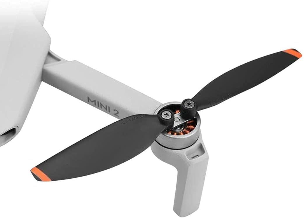 (32 Pcs) Mavic Mini 2/Mini 2 SE/Mini SE/Mini 4K Propellers Compatible with DJI Mini 2/Mini SE/Mini 2 SE/Mini 4K Drone Replacement Low-Noise and Quick-Release Blades Props Accessories (Orange)