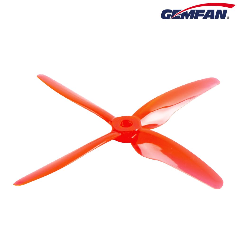 Gemfan 51455 Hurricane X Durable 4 Blade Props 5.1-inch Quad Blades Multirotors Props for FPV RC Quadcopter Drone 16pcs 8CW 8CCW