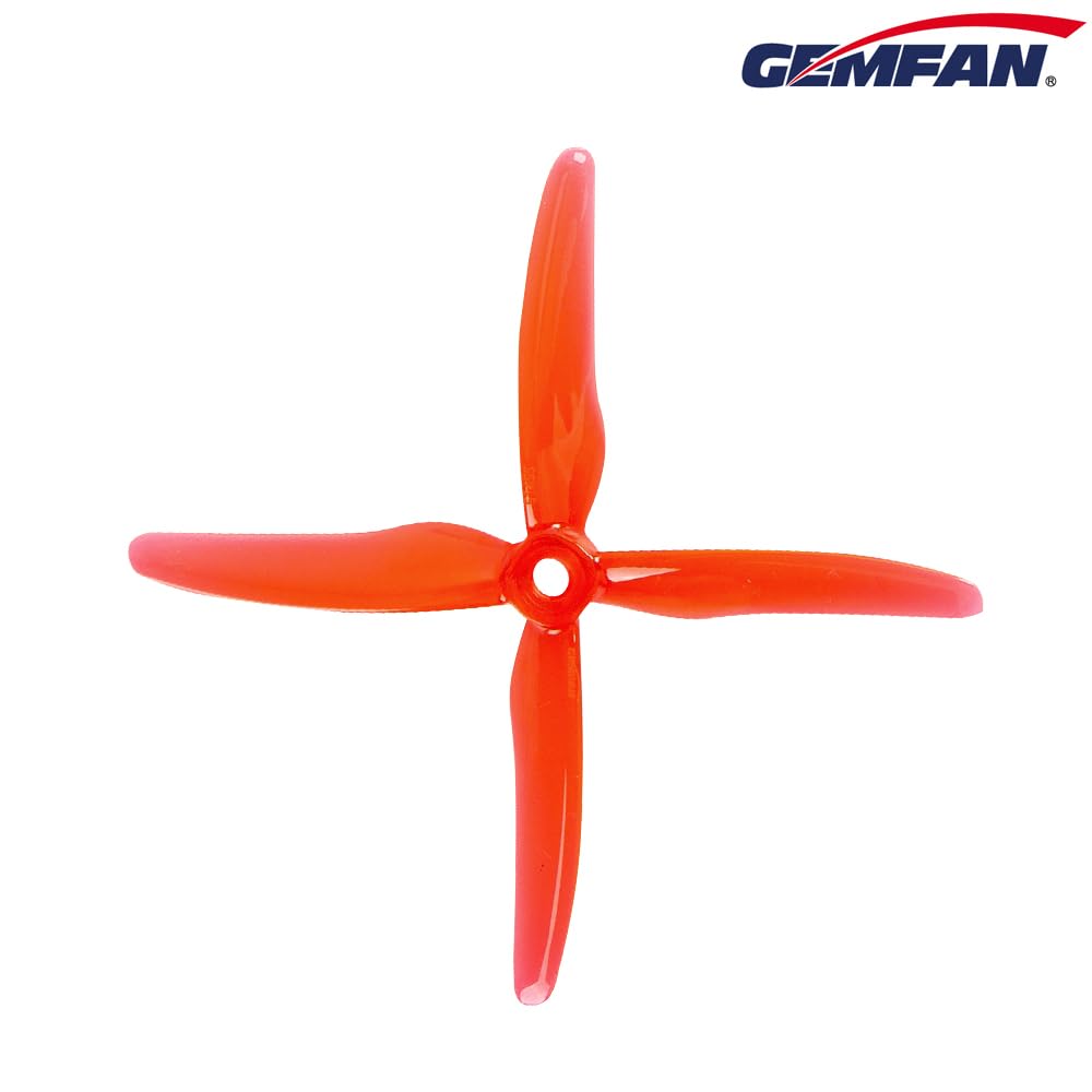 Gemfan 51455 Hurricane X Durable 4 Blade Props 5.1-inch Quad Blades Multirotors Props for FPV RC Quadcopter Drone 16pcs 8CW 8CCW