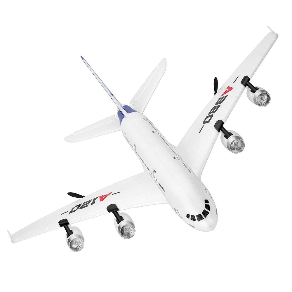 GoolRC RC Airplane, WLtoys XK A120 A380 Aircar Model Plane, 3CH 2.4G Remote Control Airplane, EPP Fixed-Wing RC Aircraft RTF Toy for Adults