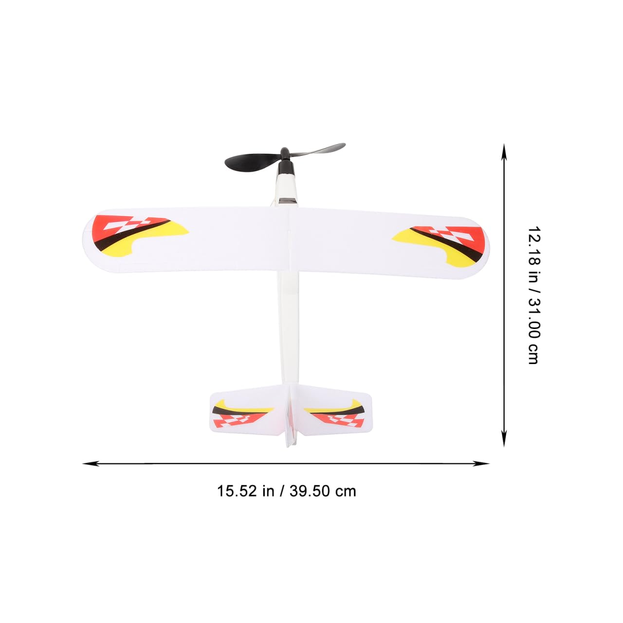 SAFIGLE Rubber Band Airplanes：Balsa Wood Airplane Kits DIY Rubber Band Powered Glider Model Toy - Foam Aircraft for Kids Amp Outdoor Play Educational Toy for Hand-Eye Coordination 15.5 X 12.2 Inch