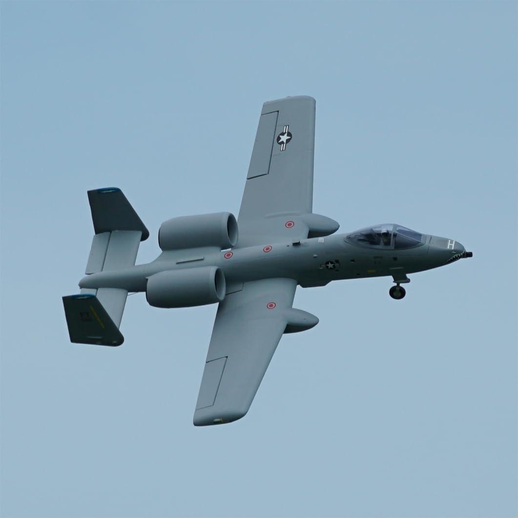 XFLY-MODEL A-10 Thunderbolt II Twin 50mm EDF Jet PNP & ARF (Transmitter, Receiver or Battery not Included)… (PNP)