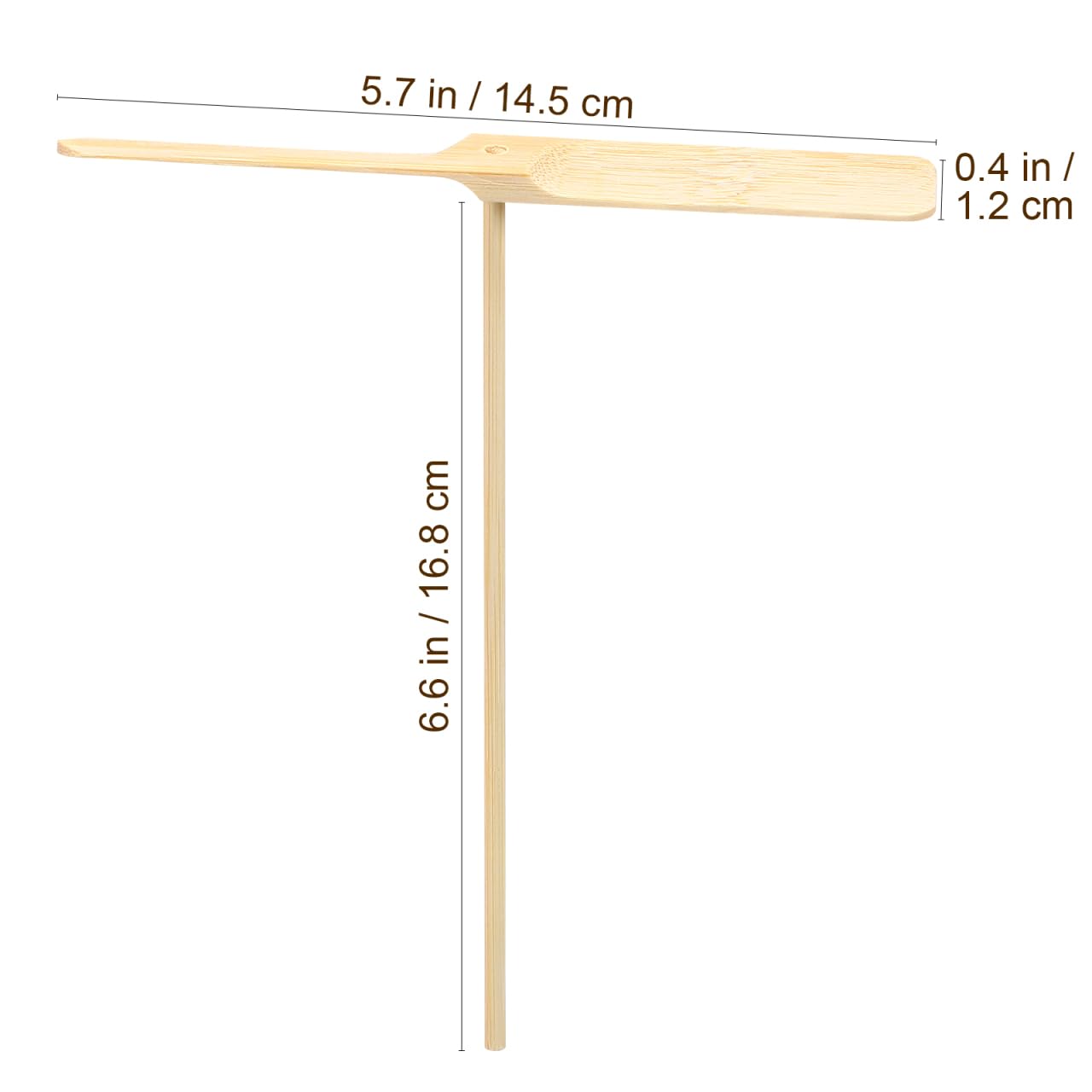 Toddmomy Bamboo Dragonfly Helicopter Toy - 10 Pcs Durable Wood Flying Props, Hand Helicopter Spin Flying Toys for Kids, Outdoor Party Favors and School Rewards