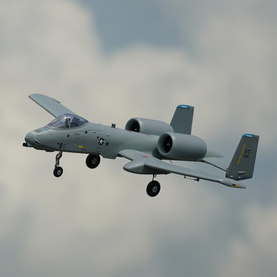 XFLY-MODEL A-10 Thunderbolt II Twin 50mm EDF Jet PNP & ARF (Transmitter, Receiver or Battery not Included)… (PNP)