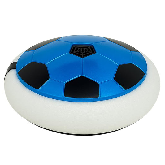 LIVEVIE Hover Soccer Ball for Kids – Rechargeable Air Floating Soccer Disk with Soft Foam Bumper – Type-C Charging – Indoor Soccer Toy & Gift for Boys & Girls Age 3-12 (Blue)