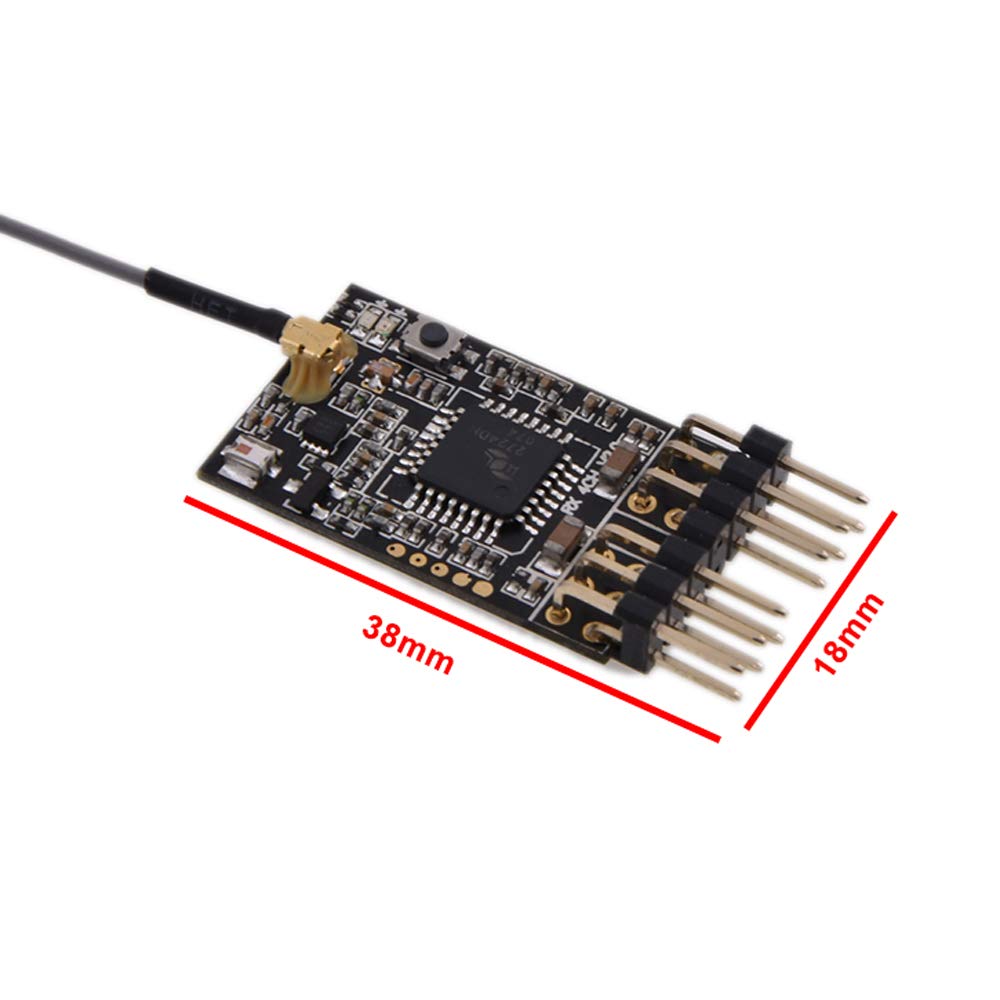 2.4Ghz 4CH RC Receiver Compatible with Futaba FASST for Fixed Wing Aircraft RC Car Remote Receiver (RFSS04F)