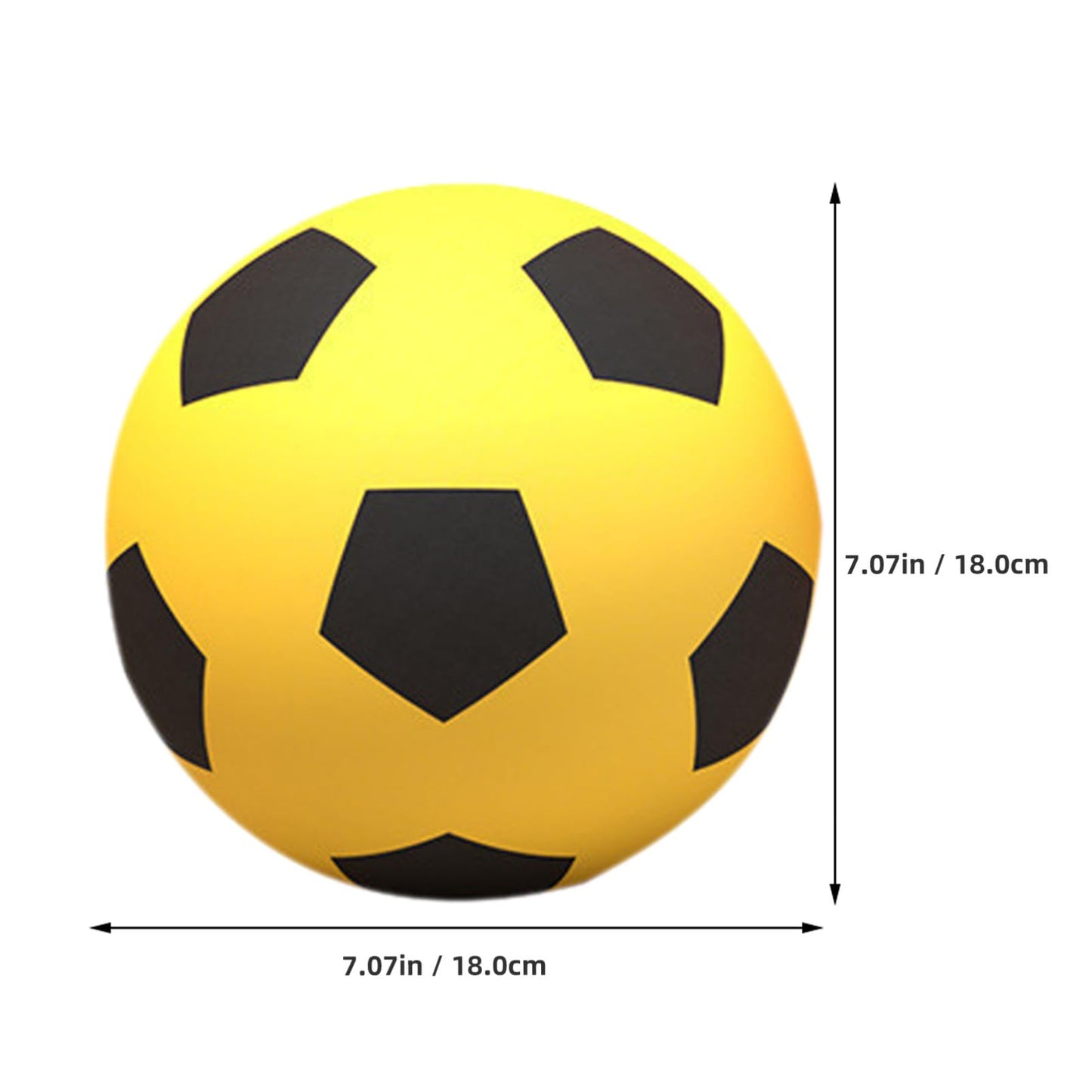 BESPORTBLE Silent Indoor Soccer Ball Soft PU Foaming Mute Football for Family Play and Safe Fun Encourages Bonding and Interactive Activities