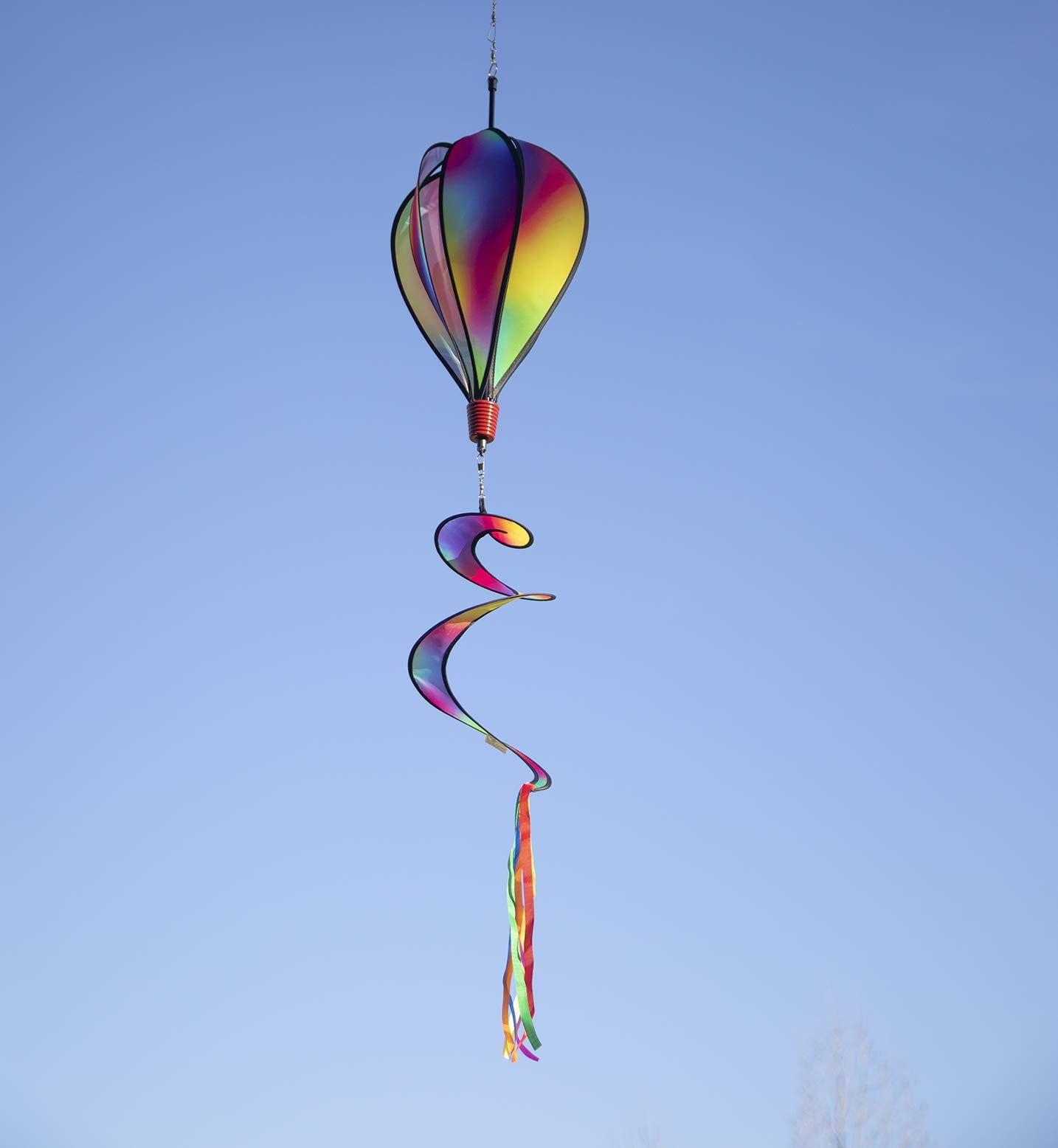 In the Breeze 0977 Jewel Hot Air Balloon Spinner-Outdoor Hanging Decoration