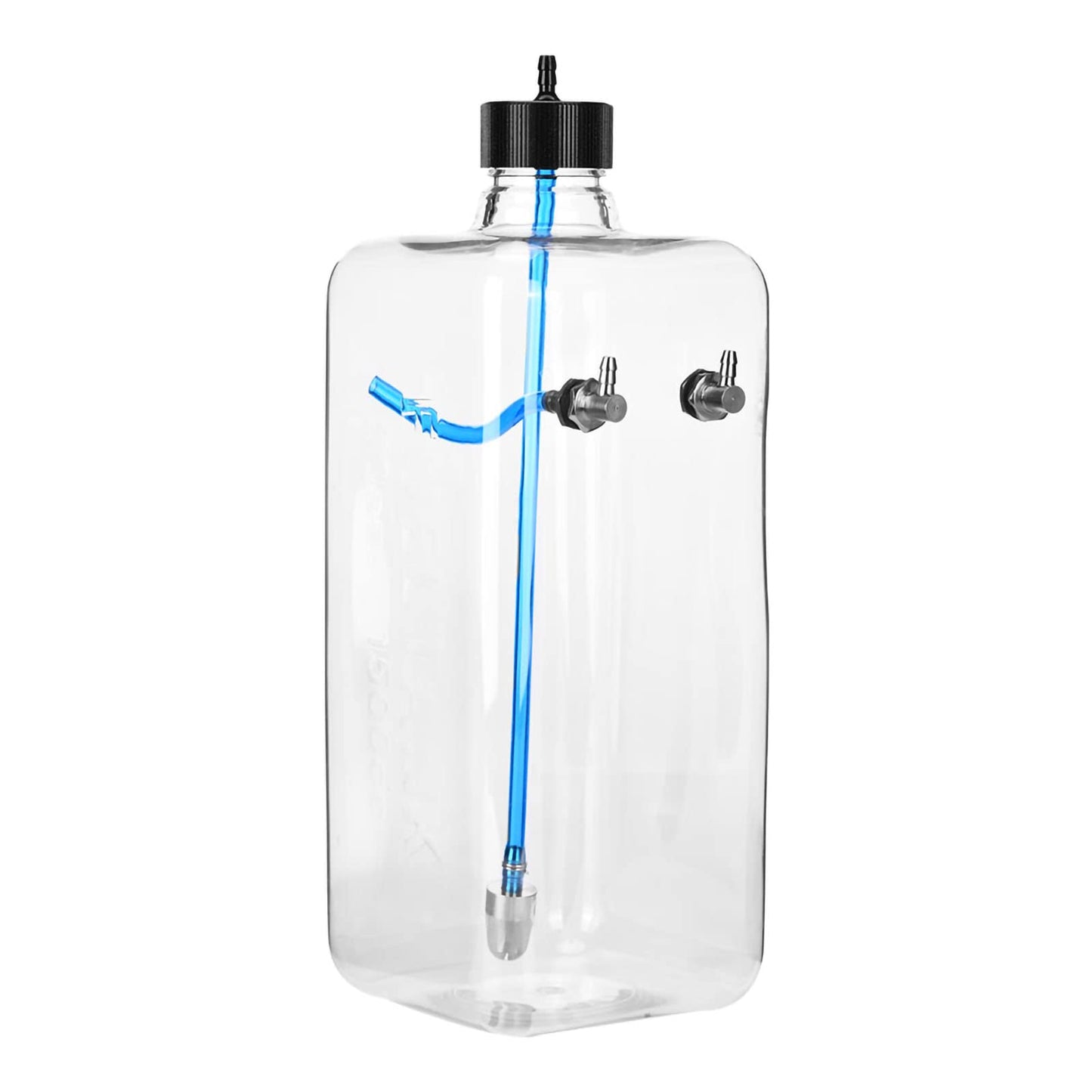 RC Airplane Fuel Tank,Transparent High Strength Sealed 1500ml Capacity CNC Machined Metal Fuel Container for 150-200cc Aircraft Enthusiasts Hobbyists Flying Competitions