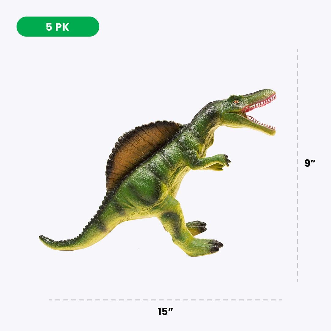 Boley Jumbo Dinosaur Toys for Kids 3-5 & 5-7 Playsets Realistic Toy for Toddlers Children Boys and Girls - Ideal for Party Favors and Birthday