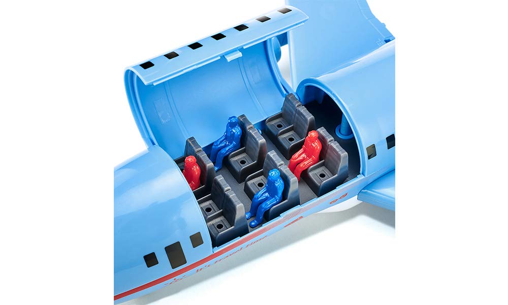 Siku 5402, Airliner with Accessories, Plastic, Light Blue, Multifunctional, Can be Combined Models of The Same Scale