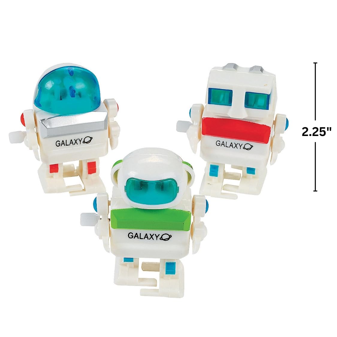 Fun Express Wind-Up Robots (1 Dozen) Party Favors, Party Decorations, Easter Basket Fillers, Stocking Stuffers, Novelty Toys - VBS Vacation Bible School Supplies/Decor