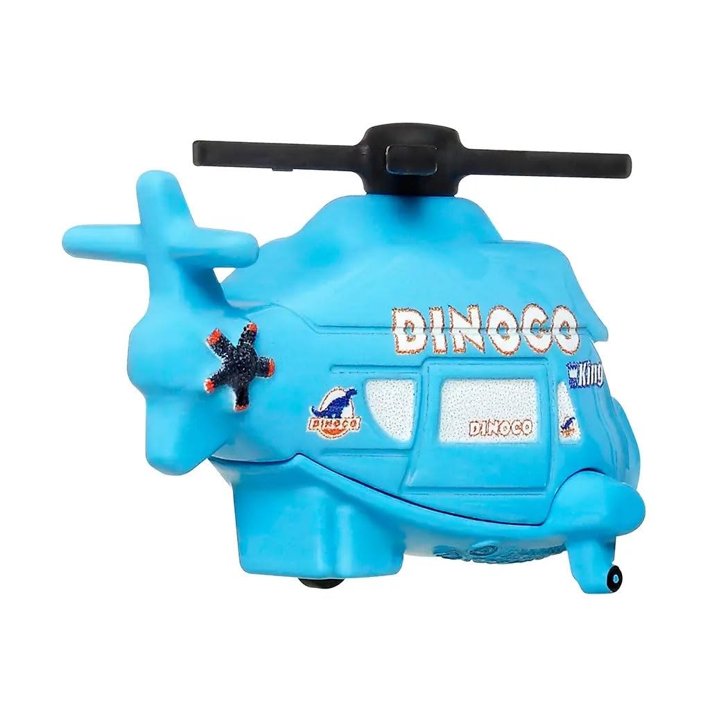 Disney Cars Mini Racers 3 Pack Sponsored by Dino Rotor Turbosky, Dinoco Cruz Ramirez, Dinoco Lightning McQueen