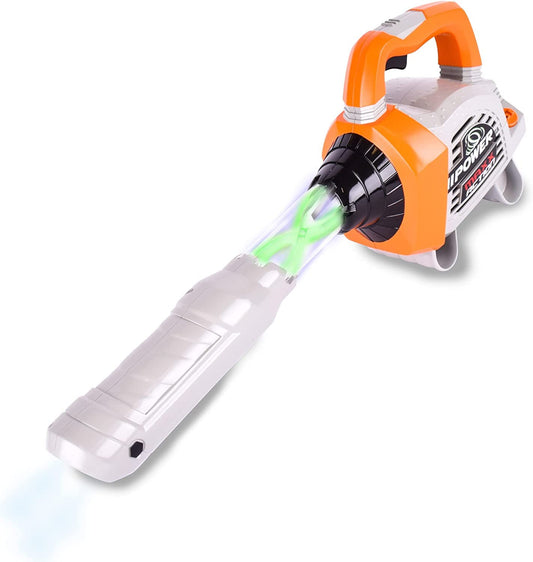 Sunny Days Entertainment Leaf Blower Toy for Kids – Pretend Construction Tool with Lights and Sounds – Maxx Action