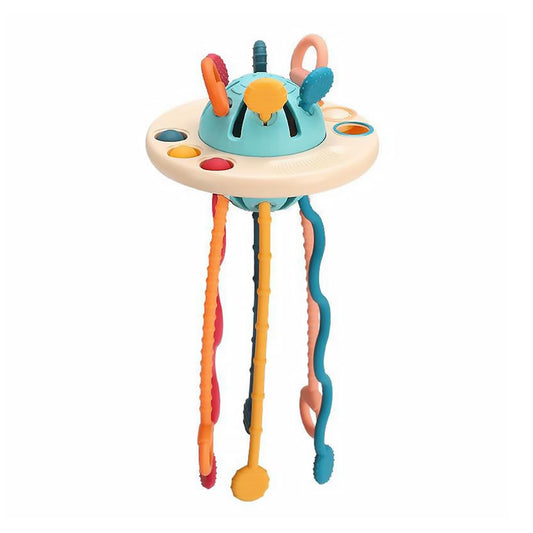 Toddmomy String Learning Early Development Sensory Texture for Silicone Sensory Activity Pull