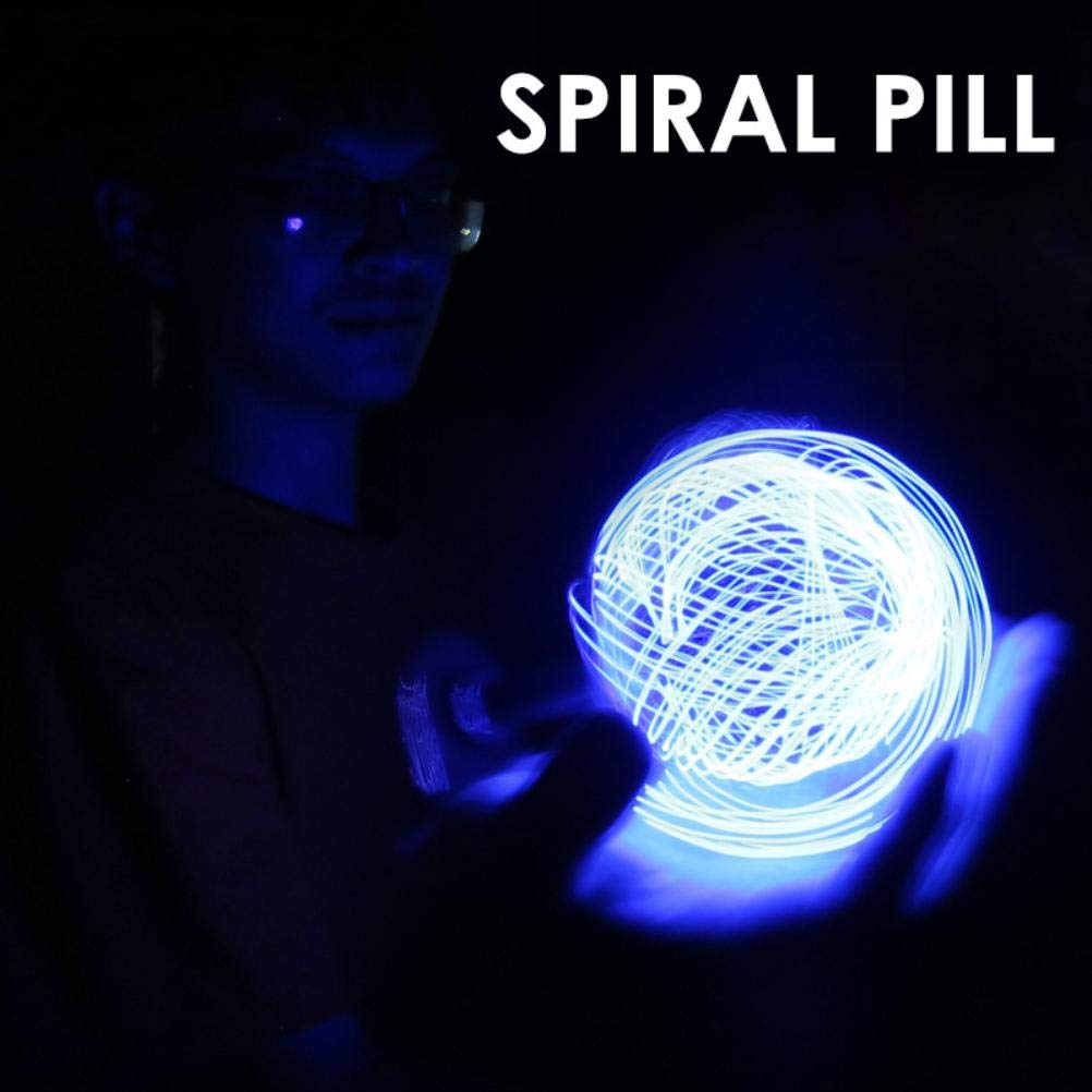 Dan&Dre Luminous Rotating Floating Toy， Spiral Electric Toy Adjustable Spiral Generator