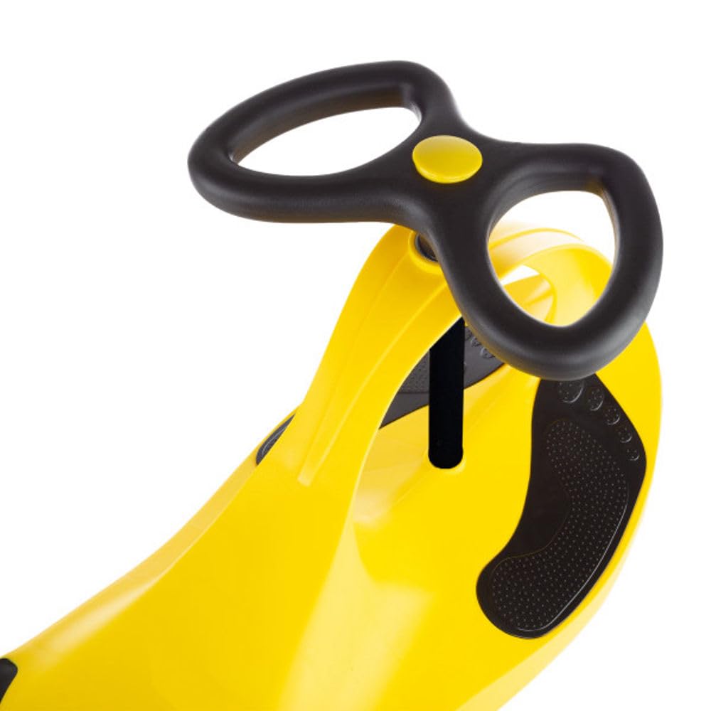 Wiggle Car - Ride on Toy for Ages 3 and Up - Toddler Ride on Toys with no Batteries, Gears or Pedals Just Twist, Wiggle, and Go by Lil’ Rider (Yellow)