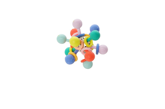 Manhattan Toy Atom Colorpop Rattle & Teether Grasping Activity Baby Toy
